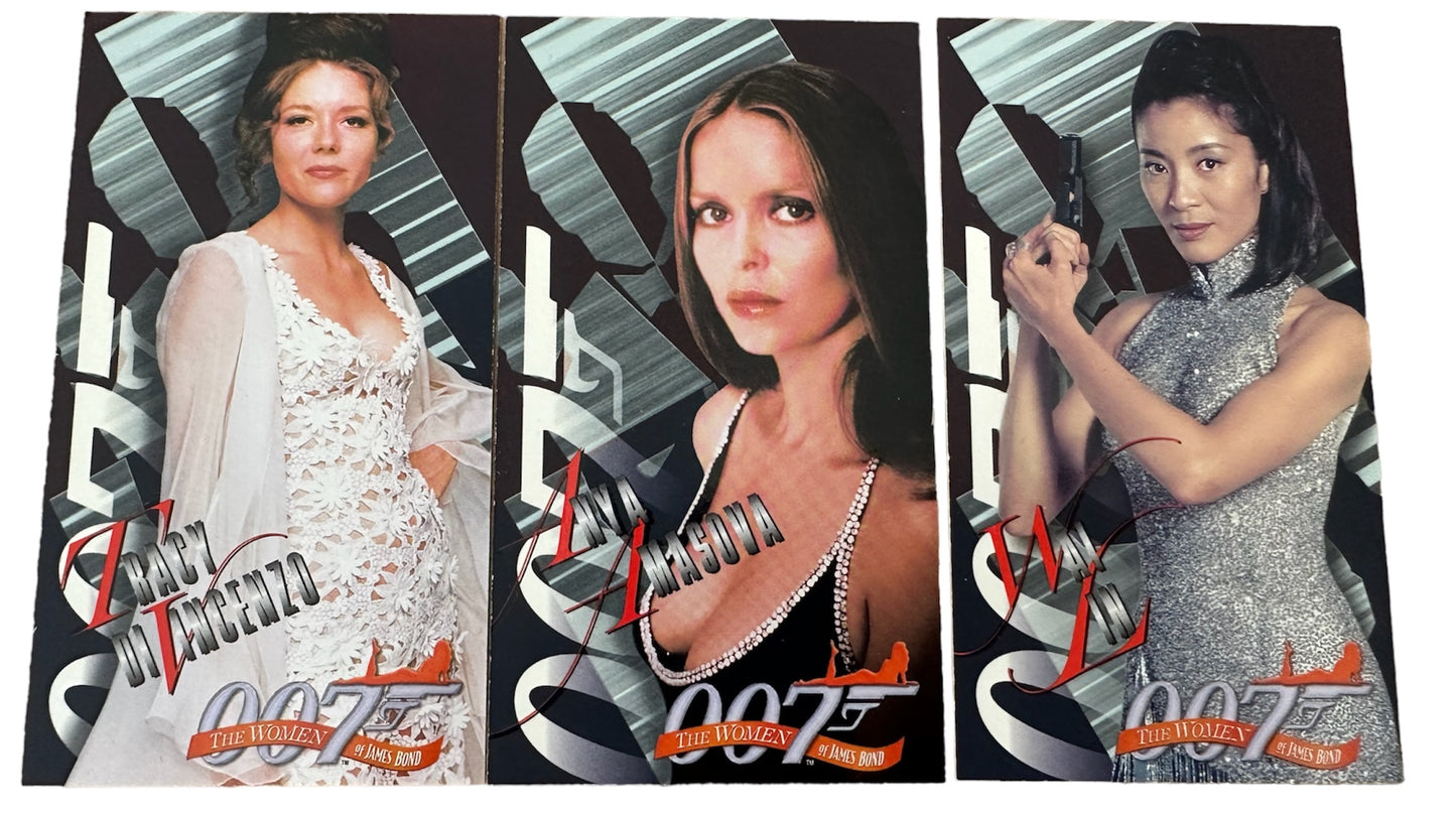 Vintage Inkworks 1998 The Women Of James Bond 007 Widescreen - Bonds Best Chase Card Set B1 - B3 - Former Shop Stock