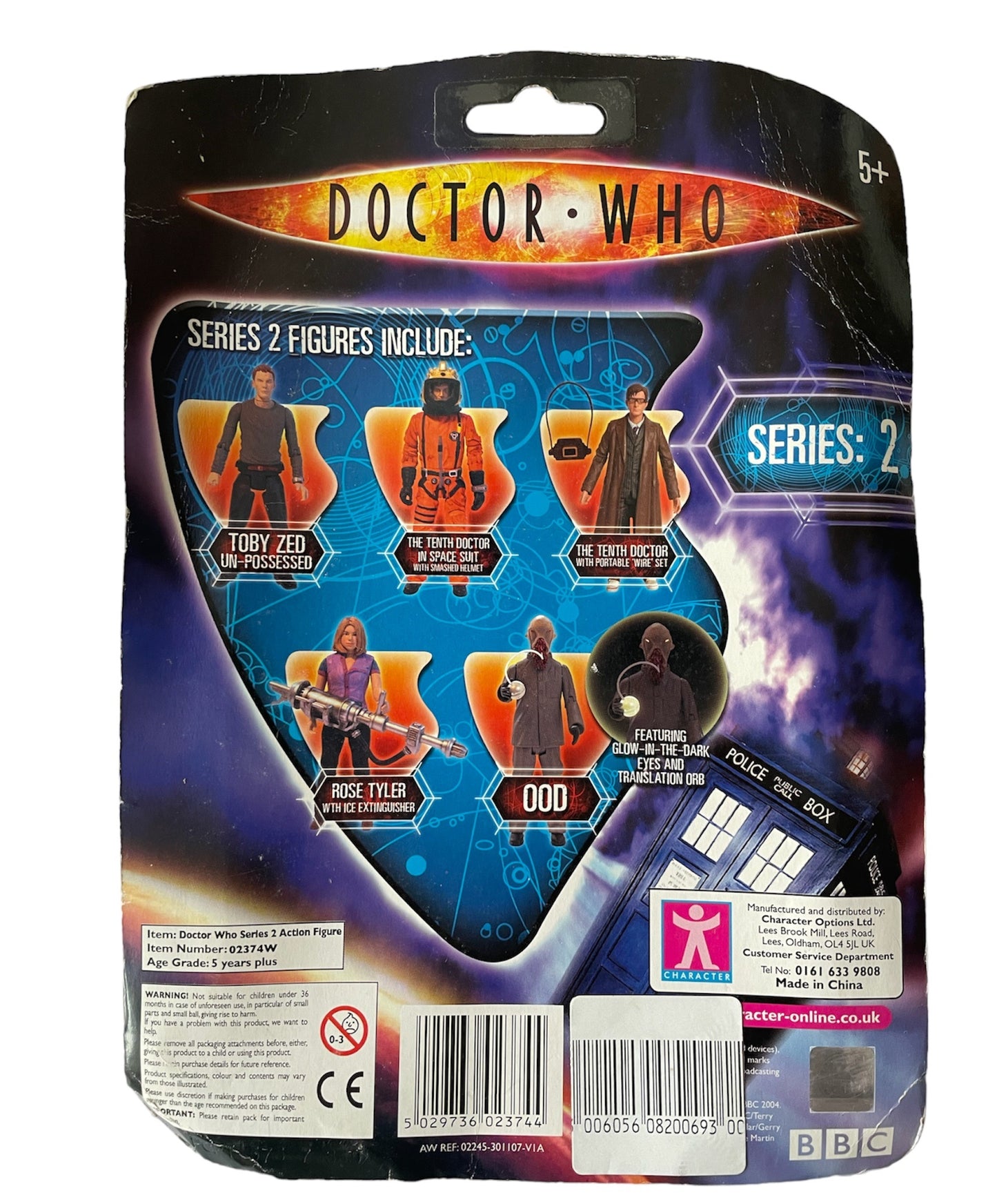 Vintage 2009 Dr Doctor Who Series 2 Toby Zed Un-Possessed Variant 5 Inch Highly Detailed Poseable Action Figure - Shop Stock Room Find