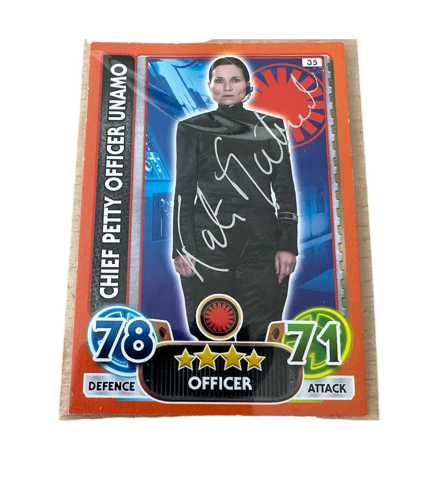 star wars force attax rare cards Vintage Topps 2015 Star Wars Force Attax Chief Petty Officer Unamo Fir – Midas Touch Toys, Games And Collectables