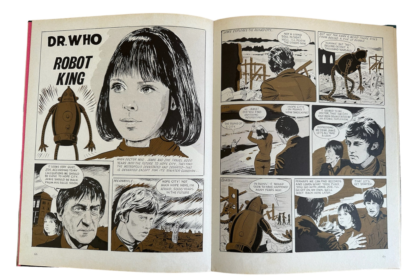Vintage The Dr Who Annual 1969 - Final Patrick Troughton Annual - Fantastic Condition