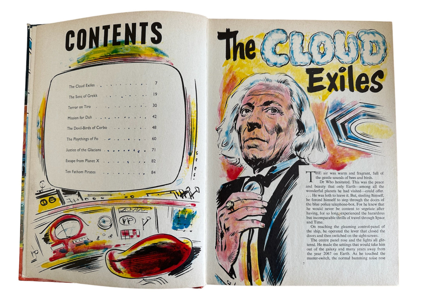 Vintage Dr Who Annual 1966 from the first Doctor William Hartnell era - Fantastic Condition