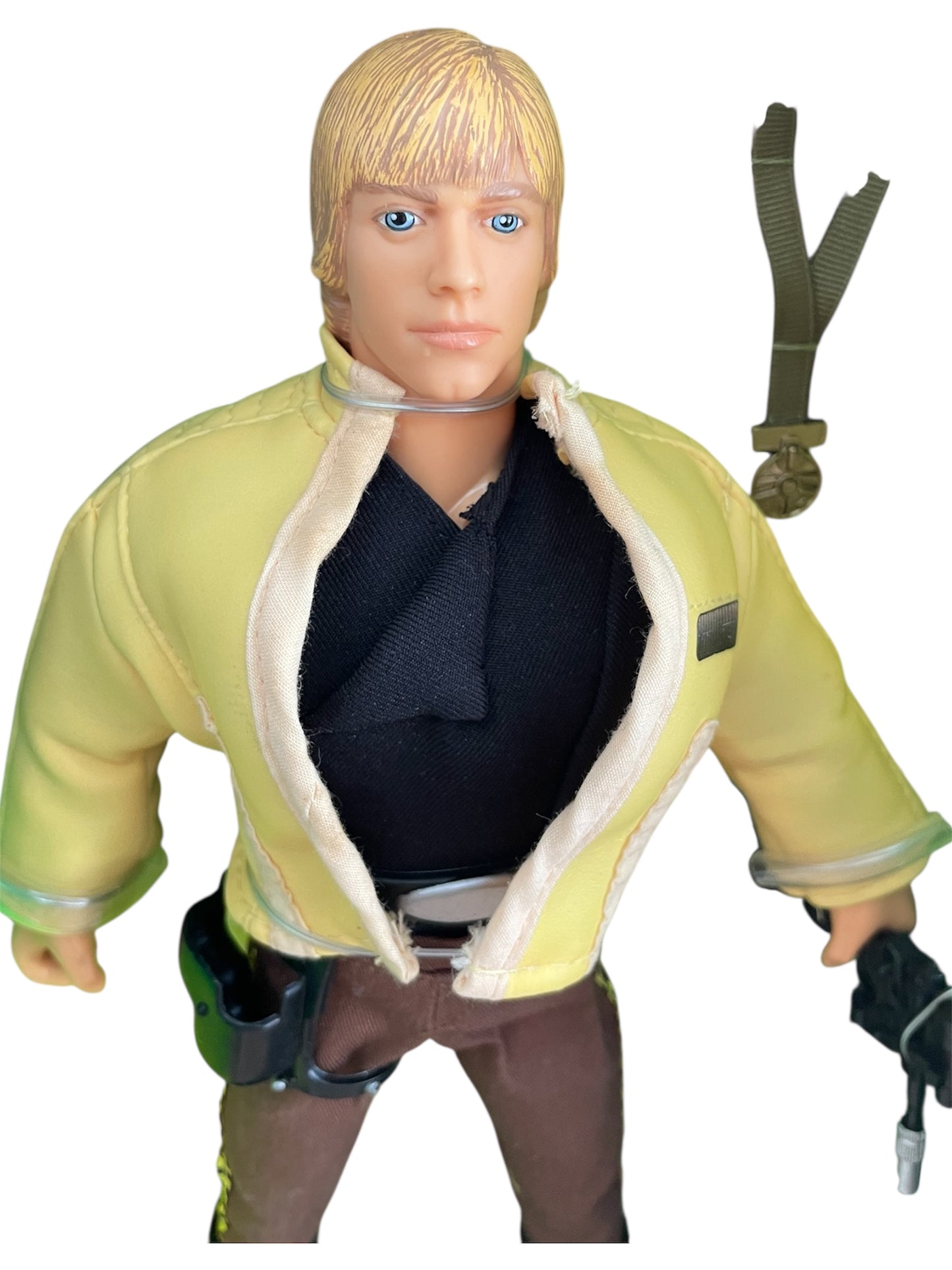 Vintage Kenner 1997 Star Wars Action Collection Rebel Alliance Luke Skywalker In Ceremonial Gear 12 Inch Fully Poseable Action Figure, Authentically Styled Outfit and Complete with accessories - Factory Sealed Shop Stock Room Find
