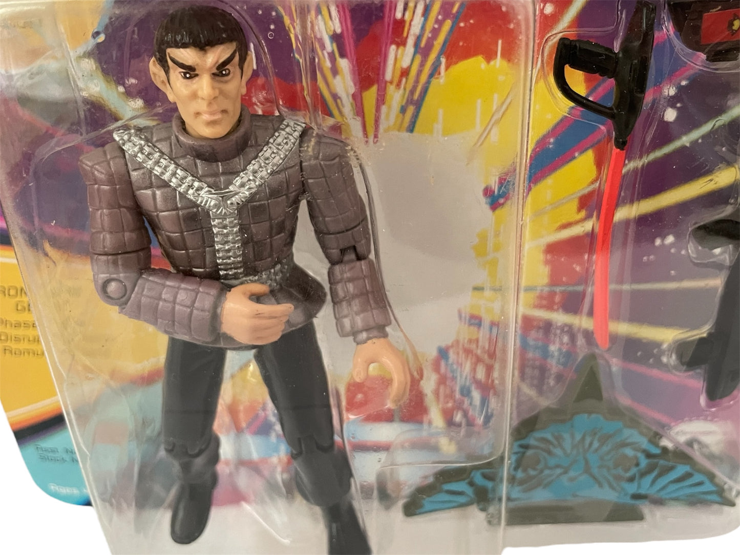 Vintage Playmates 1992 Star Trek The Next Generation Romulan Action Figure - The Imperialistic Enemy Of The Federation - Action Figure - Factory Sealed Shop Stock Room Find