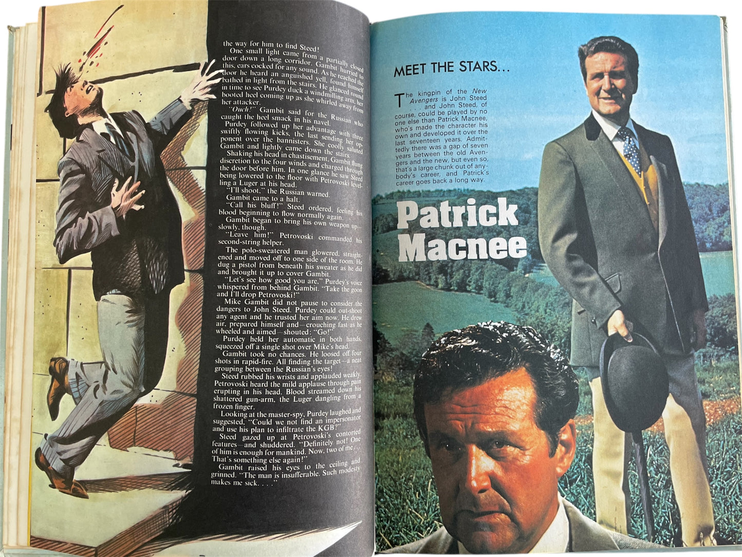 Vintage The New Avengers Annual 1978 Patrick MacNee Joanna Lumley Gareth Hunt Cover Television Related