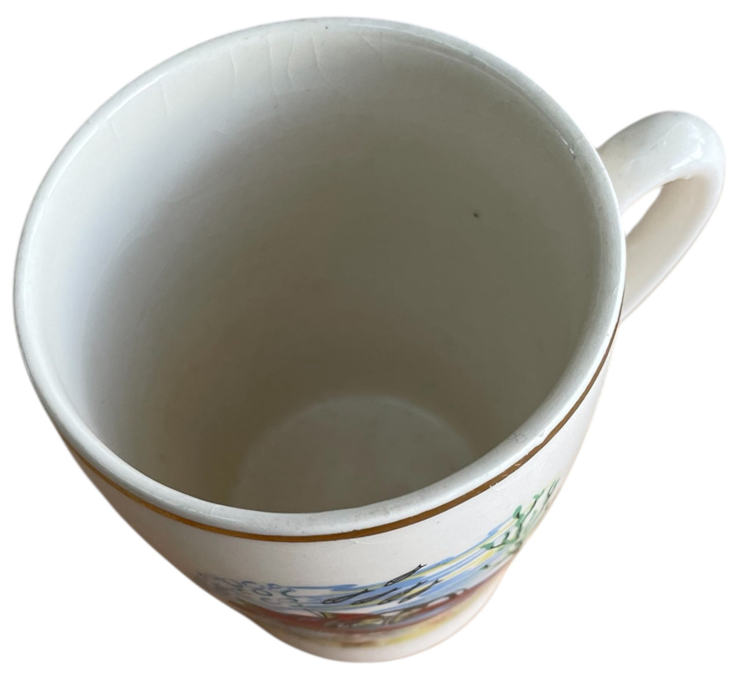 Vintage Keele St Pottery1962 Gerry Andersons A P Films Supercar Small Mug - Fantastic Condition - Ultra Rare Item