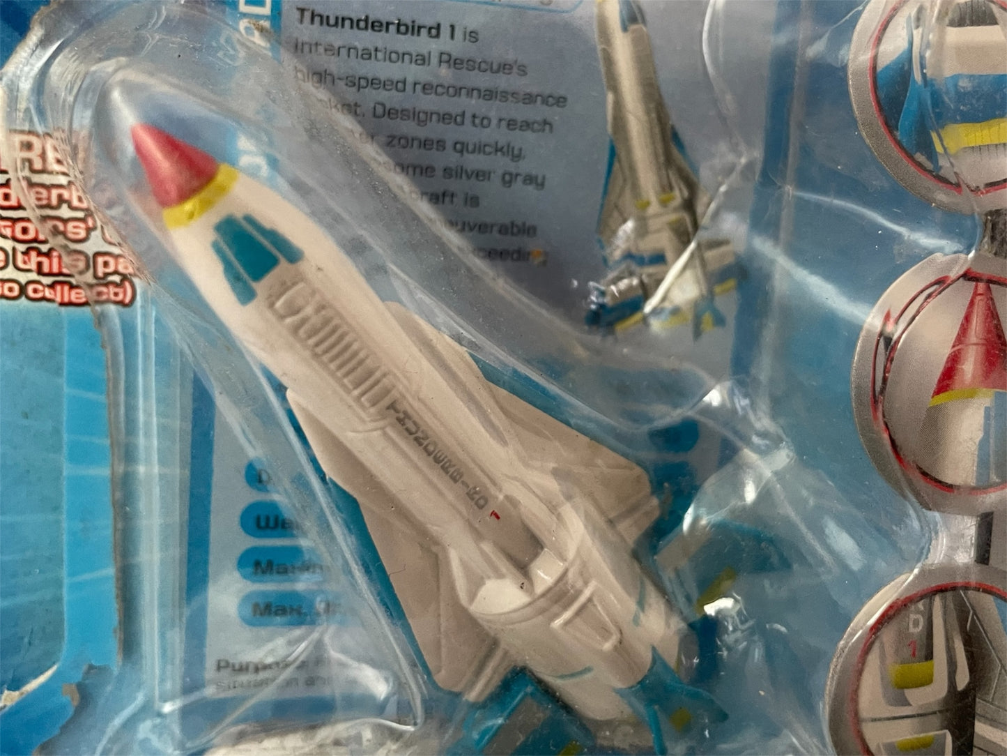 Vintage Feva 2004 Thunderbirds The Movie - Thunderbird 1 Diecast Vehicle - Factory Sealed Shop Stock Room Find