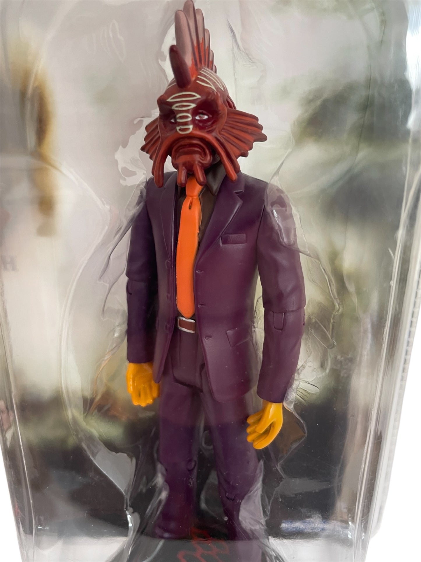 Vintage 2006 Dr Who Spin Off - Torchwood Wave Two Blowfish Highly Detailed Poseable Action Figure With Detachable Display Plinth - Brand New Factory Sealed Shop Stock Room Find.