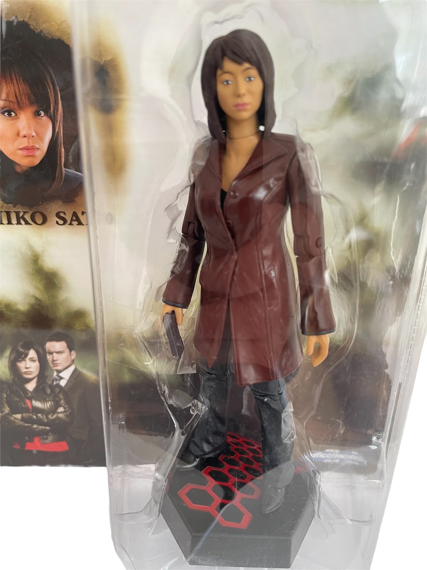 Vintage 2006 Dr Who Spin Off - Torchwood Wave Two Toshiko Sato Highly Detailed Poseable Action Figure With Detachable Display Plinth - Brand New Factory Sealed Shop Stock Room Find