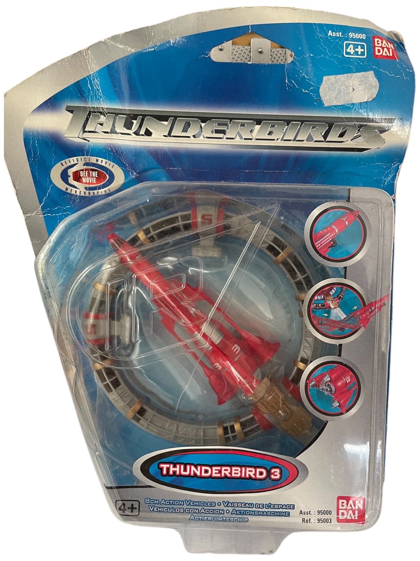 Vintage 2004 Gerry Andersons - Thunderbirds The Movie - Thunderbird 3 Action Vehicle - Brand New Shop Stock Room Find