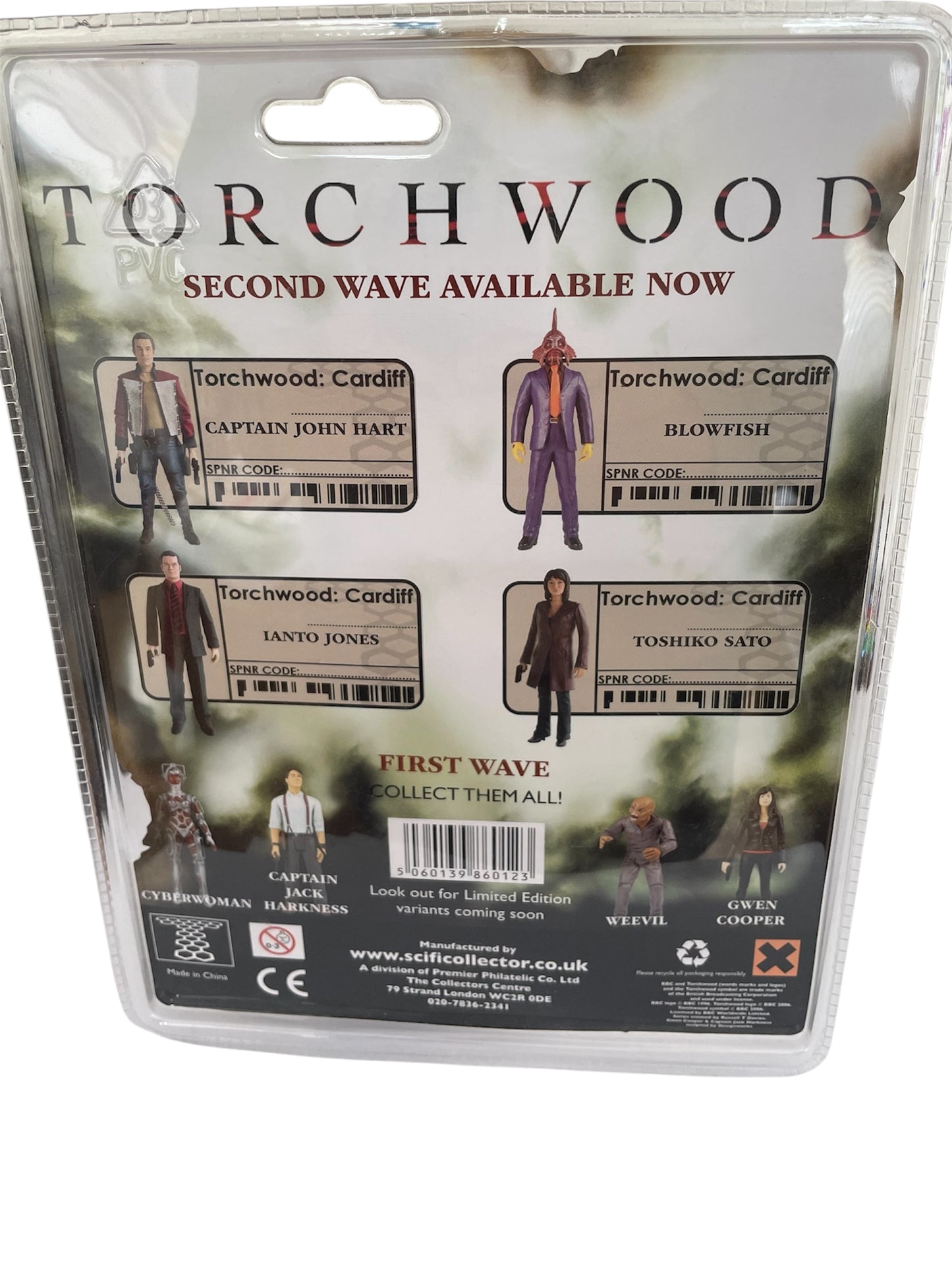 Vintage 2006 Dr Who Spin Off - Torchwood Wave Two Toshiko Sato Highly Detailed Poseable Action Figure With Detachable Display Plinth - Brand New Factory Sealed Shop Stock Room Find