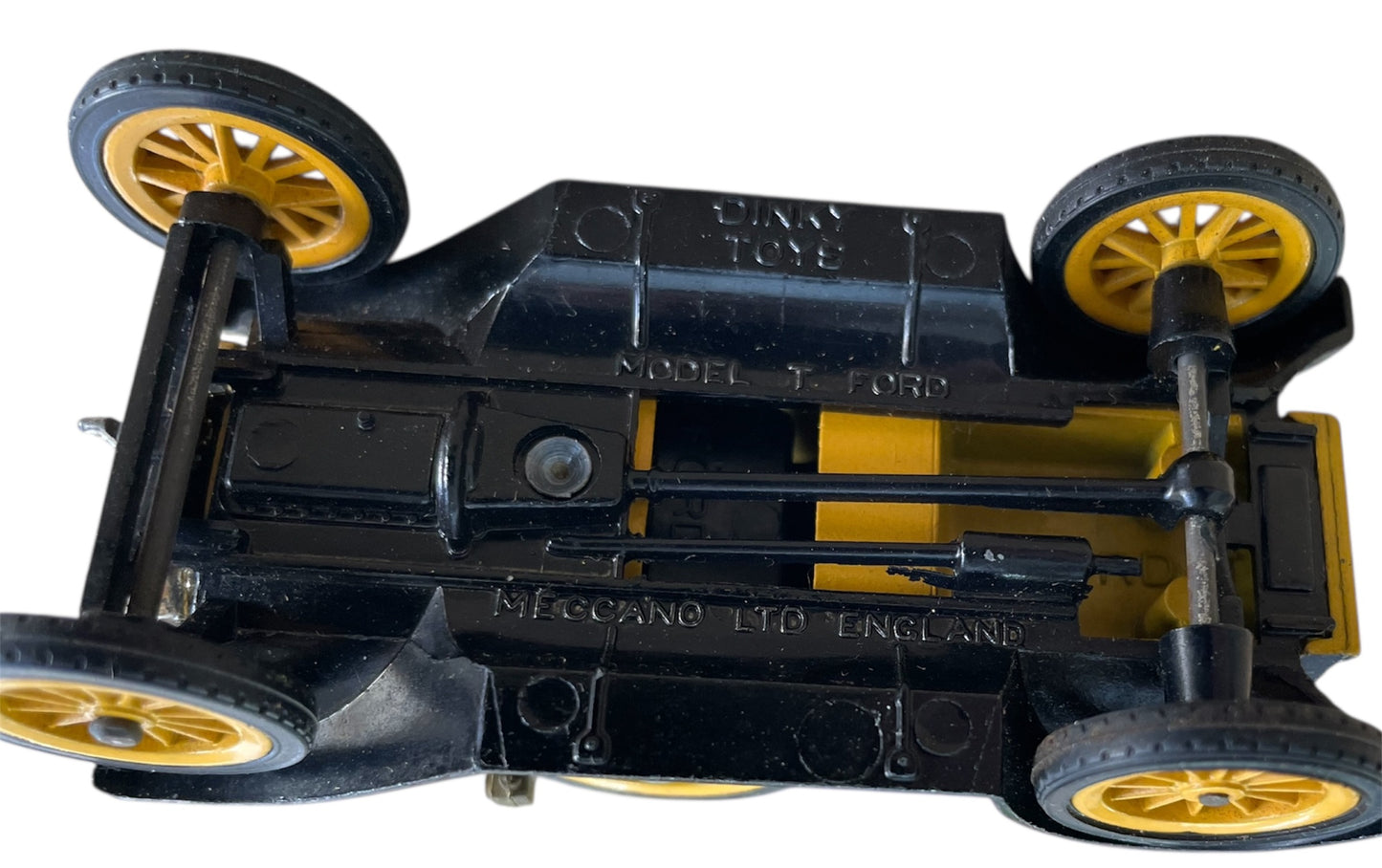 Vintage 1969 Gerry Andersons The Secret Service Dinky Toys Number 109 Gabriel Model T Ford Car Diecast Replica Vehicle - With Display Plinth & Original Box