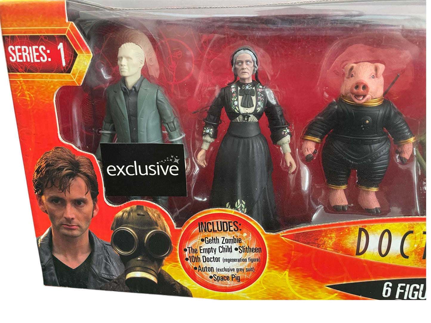 Vintage Characters 2006 Doctor Dr Who Series 1 - 6 x Poseable Action Figure Gift Set - Brand New Factory Sealed Shop Stock Room Find
