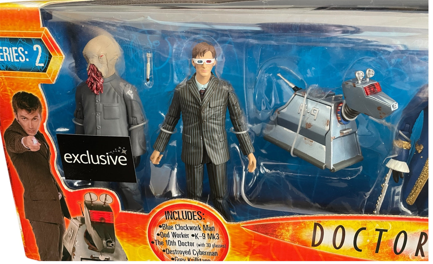 Vintage Characters 2006 Doctor Dr Who Series 2 - 6 x Poseable Action Figure Gift Set - Brand New Factory Sealed Shop Stock Room Find