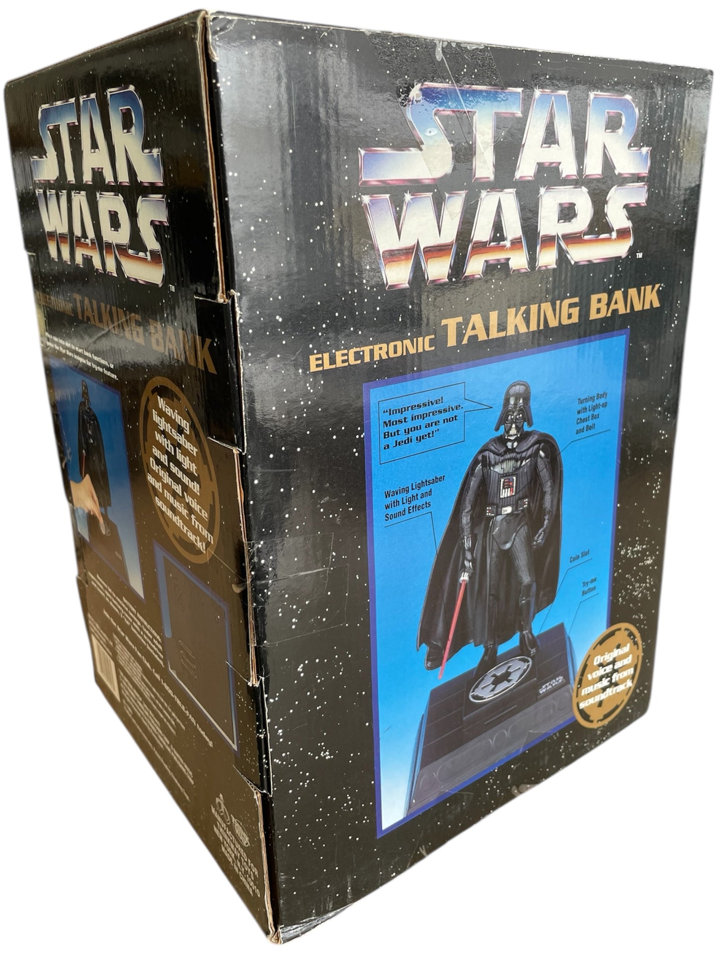 Vintage 1996 Star Wars The Original Trilogy Darth Vader Electronic Talking Money Bank - Mint Condition, Fully Working - Former Shop Stock