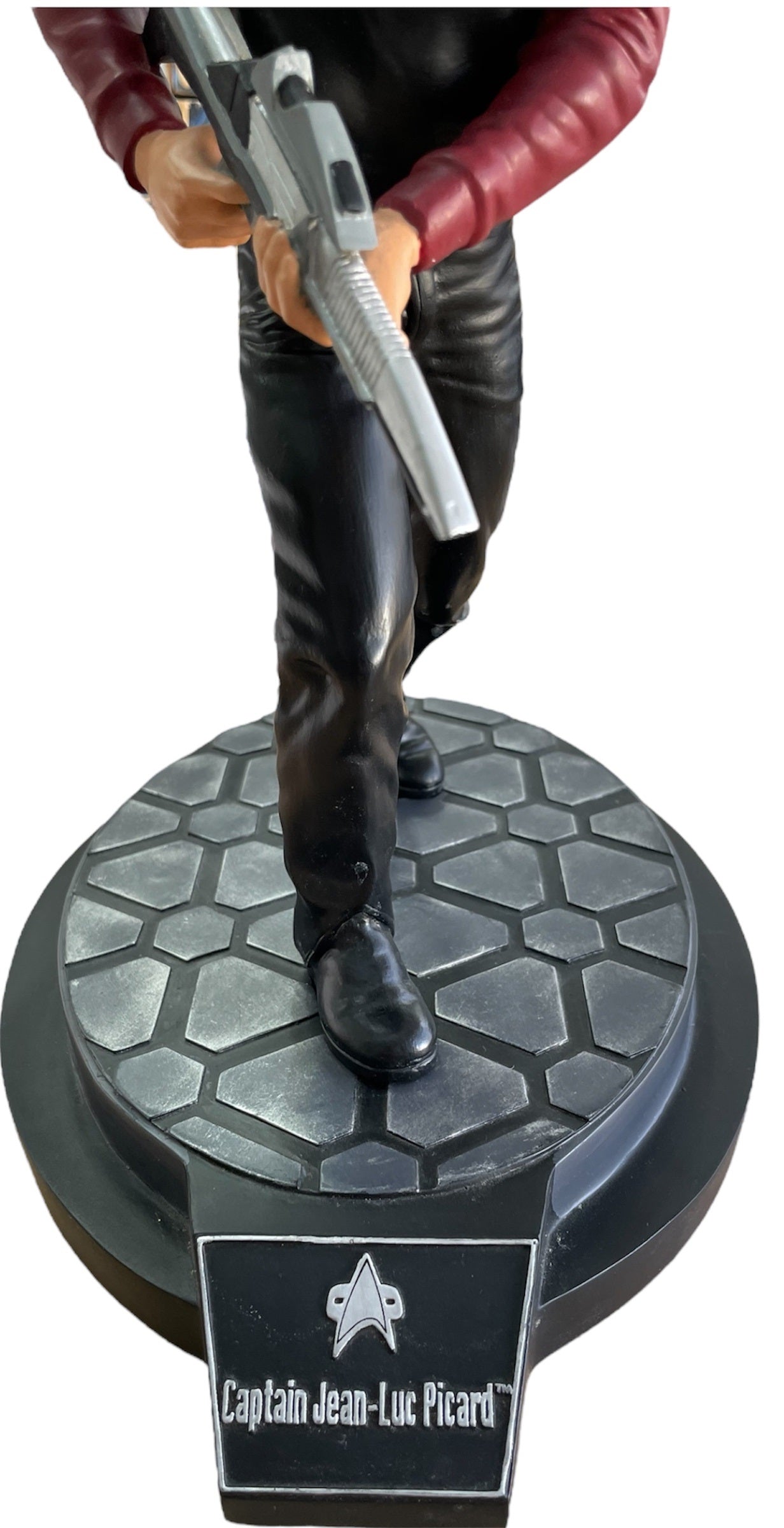 Vintage Playmates 1997 Star Trek First Contact Captain Jean-Luc Picard Resin Cold Cast Collectable 12 Inch Figurine Limited Edition No. 1 Of 5000 Pcs - Unsold Former Shop Stock