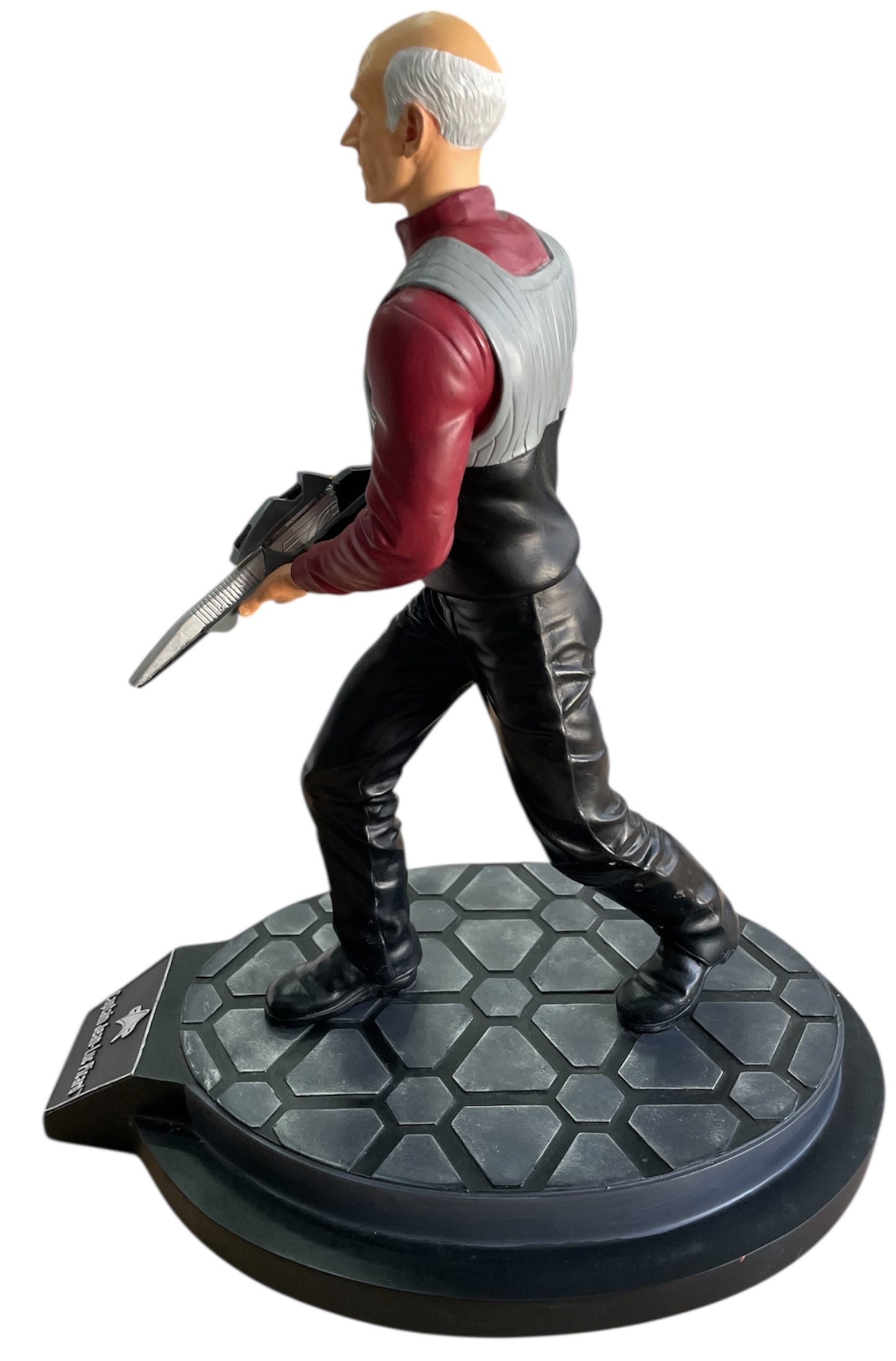 Vintage Playmates 1997 Star Trek First Contact Captain Jean-Luc Picard Resin Cold Cast Collectable 12 Inch Figurine Limited Edition No. 1 Of 5000 Pcs - Unsold Former Shop Stock