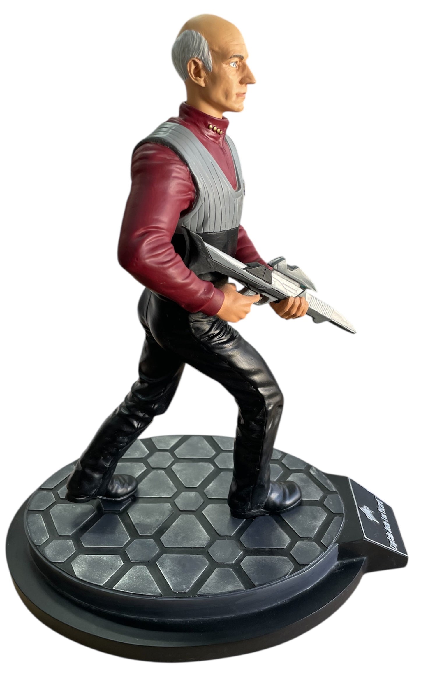 Vintage Playmates 1997 Star Trek First Contact Captain Jean-Luc Picard Resin Cold Cast Collectable 12 Inch Figurine Limited Edition No. 1 Of 5000 Pcs - Unsold Former Shop Stock