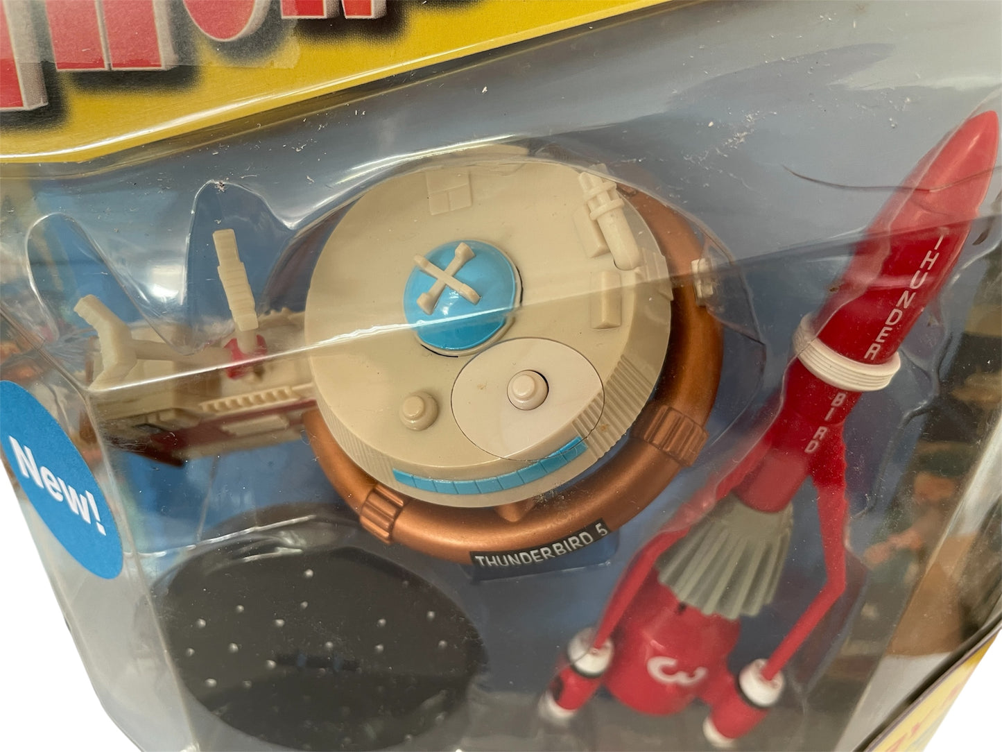 Vintage Vivids 2004 Gerry Andersons Thunderbirds 40th Anniversary Thunderbird 3 And Thunderbird 5 Soundtech Model Vehicle Set With 3 Authentic Voices - Factory Sealed Shop Stock Room Find