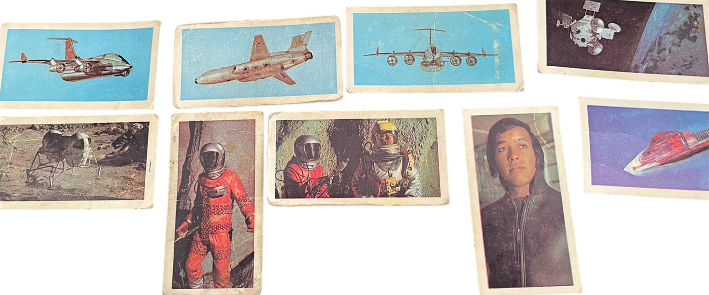 Vintage Gerry Andersons 1970 Barratt And Co UFO Sweat Cigarette Cards Set Of 20 Cards - Good Condition.