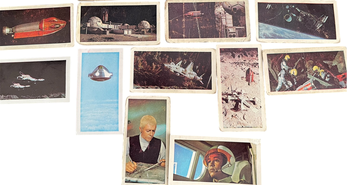Vintage Gerry Andersons 1970 Barratt And Co UFO Sweat Cigarette Cards Set Of 20 Cards - Good Condition.