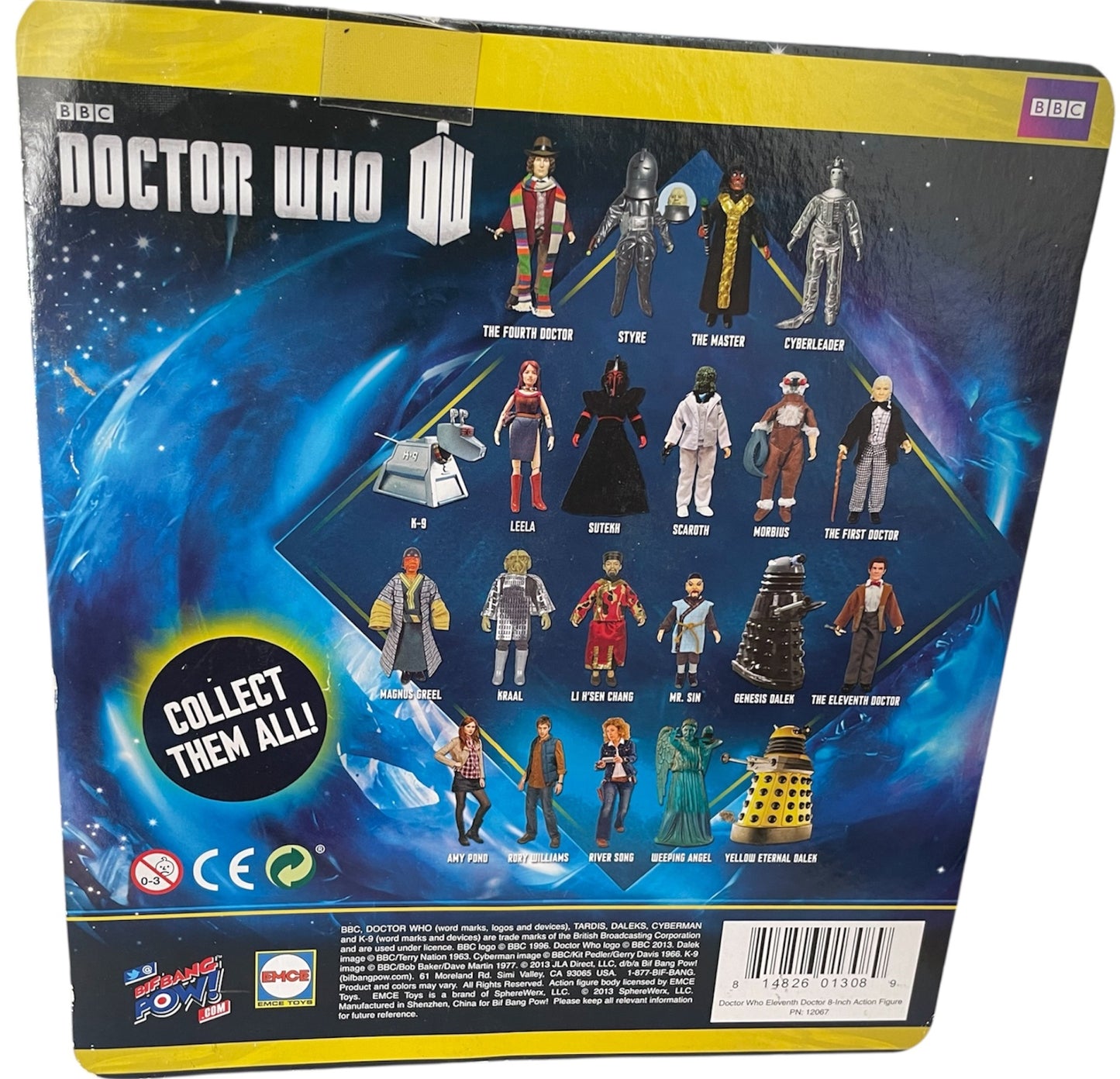 Vintage Biff Bang Pow 2013 Dr Who - The Eleventh Doctor Action Figure - Factory Sealed Shop Stock Room Find