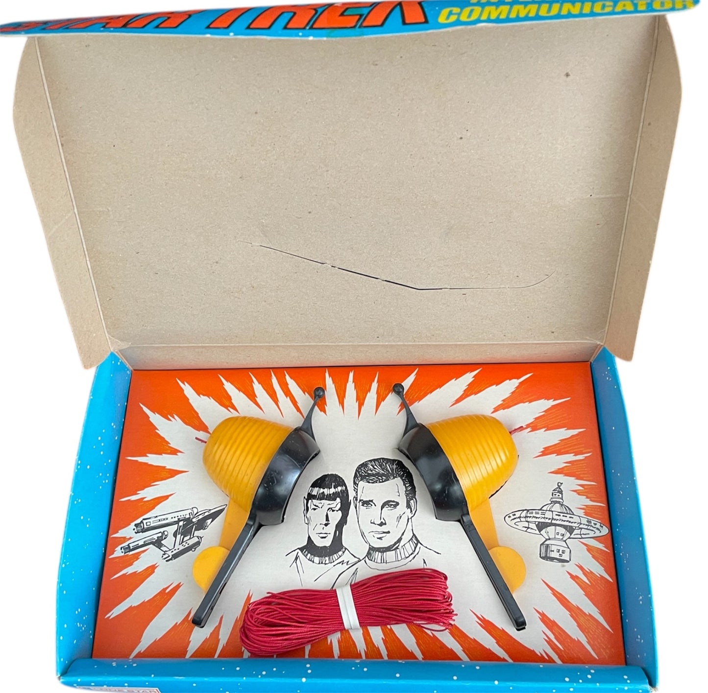 Star Trek Inter Space Communicator Boxed Set Of Two By Lone Star 1974 Vintage Mint In Box Very Rare