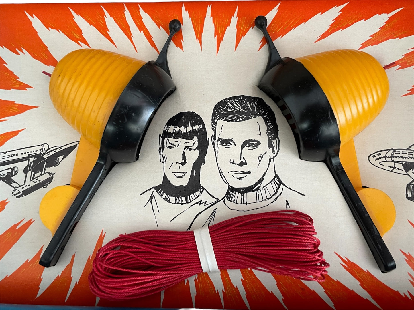 Star Trek Inter Space Communicator Boxed Set Of Two By Lone Star 1974 Vintage Mint In Box Very Rare