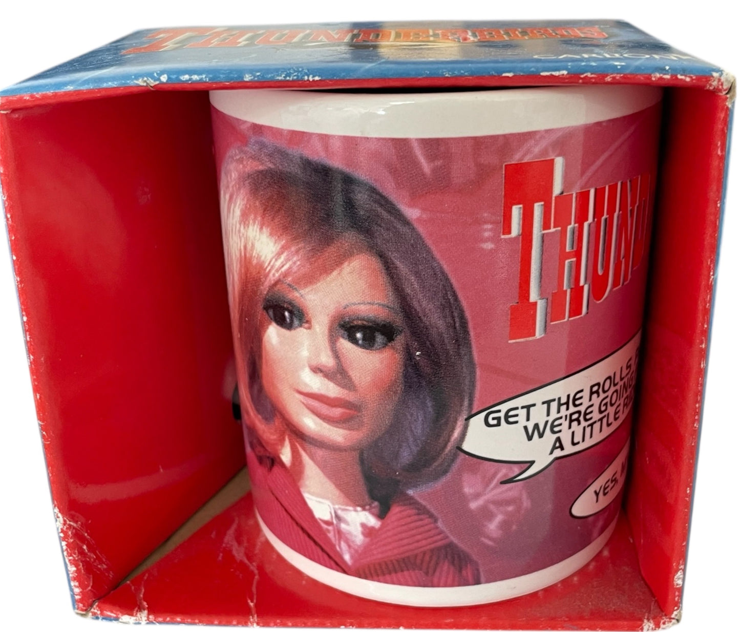 Vintage Vivid 1999 Gerry Andersons Thunderbirds Lady Penelope & Parker Ceramic Mug - Unsold Former Shop Stock