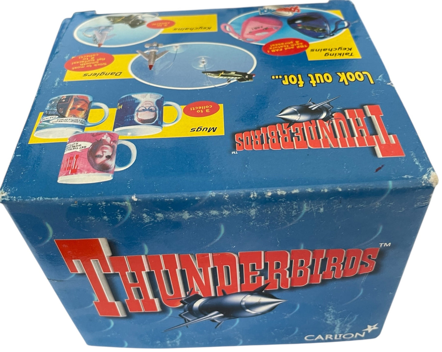 Vintage Vivid 1999 Gerry Andersons Thunderbirds Lady Penelope & Parker Ceramic Mug - Unsold Former Shop Stock