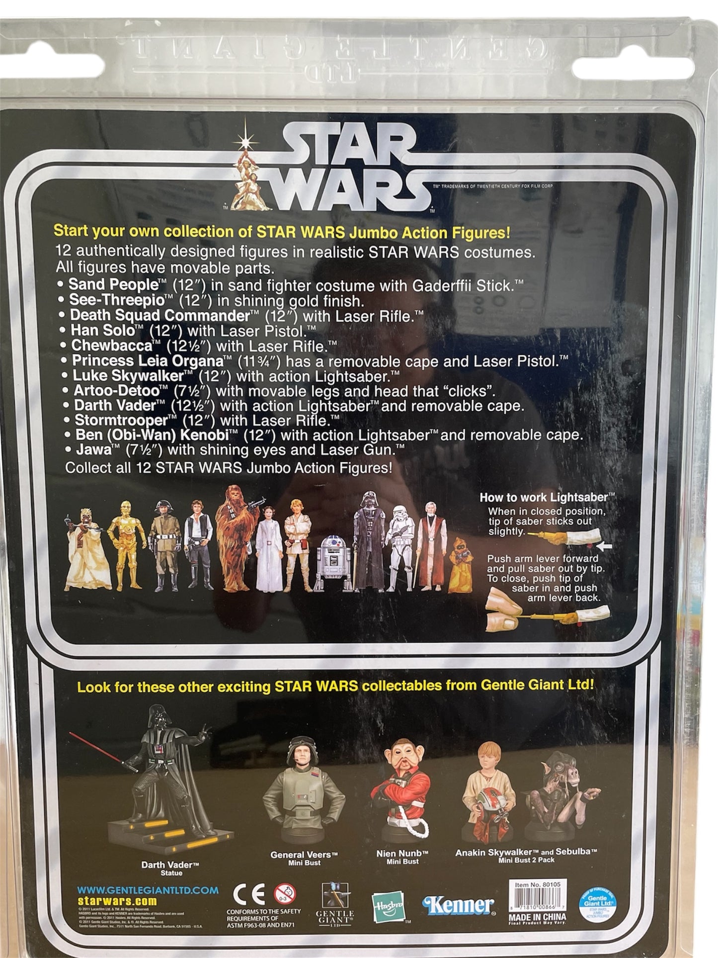 Vintage 2011 Star Wars The Original Trilogy Gentle Giant See-Threepio C3PO 12 Action Action Figure In Shinning Gold Finish - Brand New Factory Sealed Shop Stock Room Find