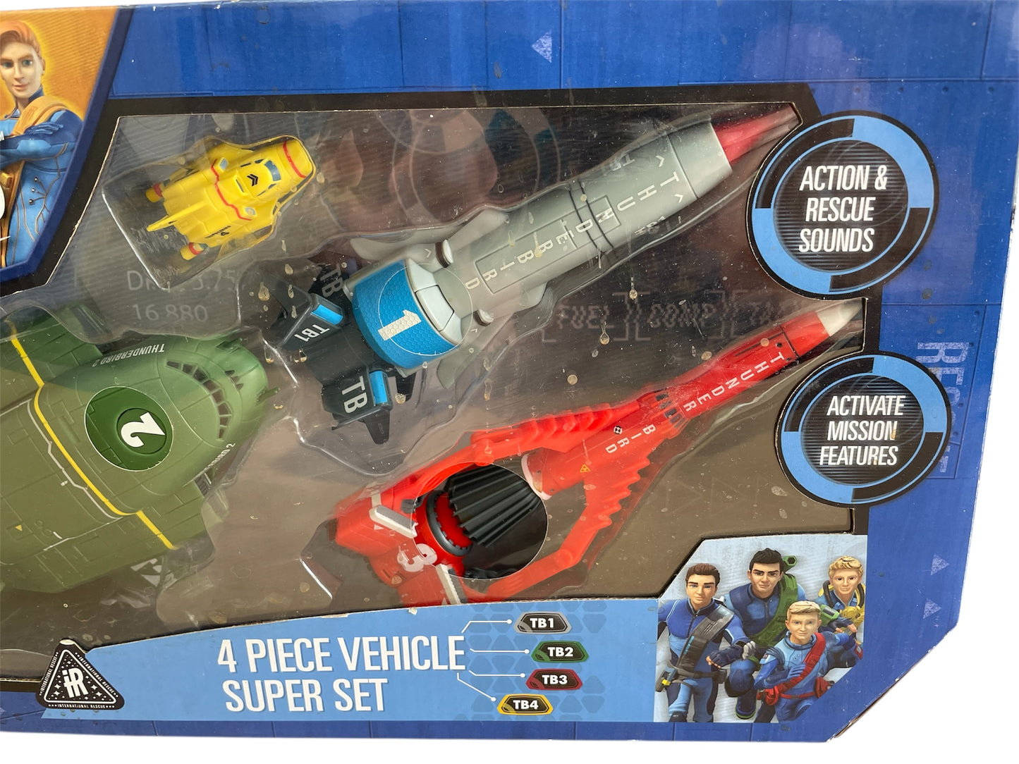 Vivid 2015 Gerry Andersons - Thunderbirds Are Go - Electronic Models 4 Piece Super Vehicle Set - Factory Sealed Shop Stock Room Find
