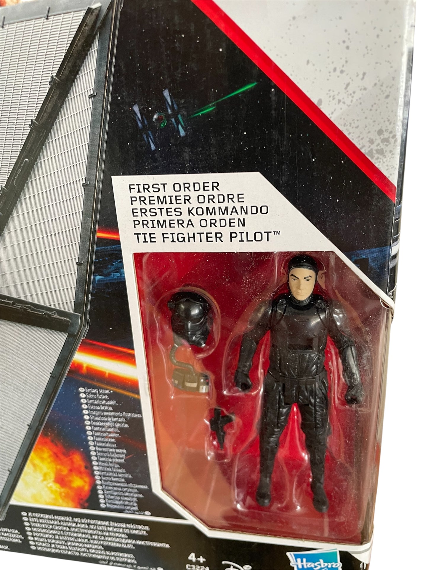 2017 Star Wars The Last Jedi - First Order Special Forces Tie Fighter And Pilot Vehicle & Figure Set With Force Link Activated - Brand New Factory Sealed Shop Stock Room Find