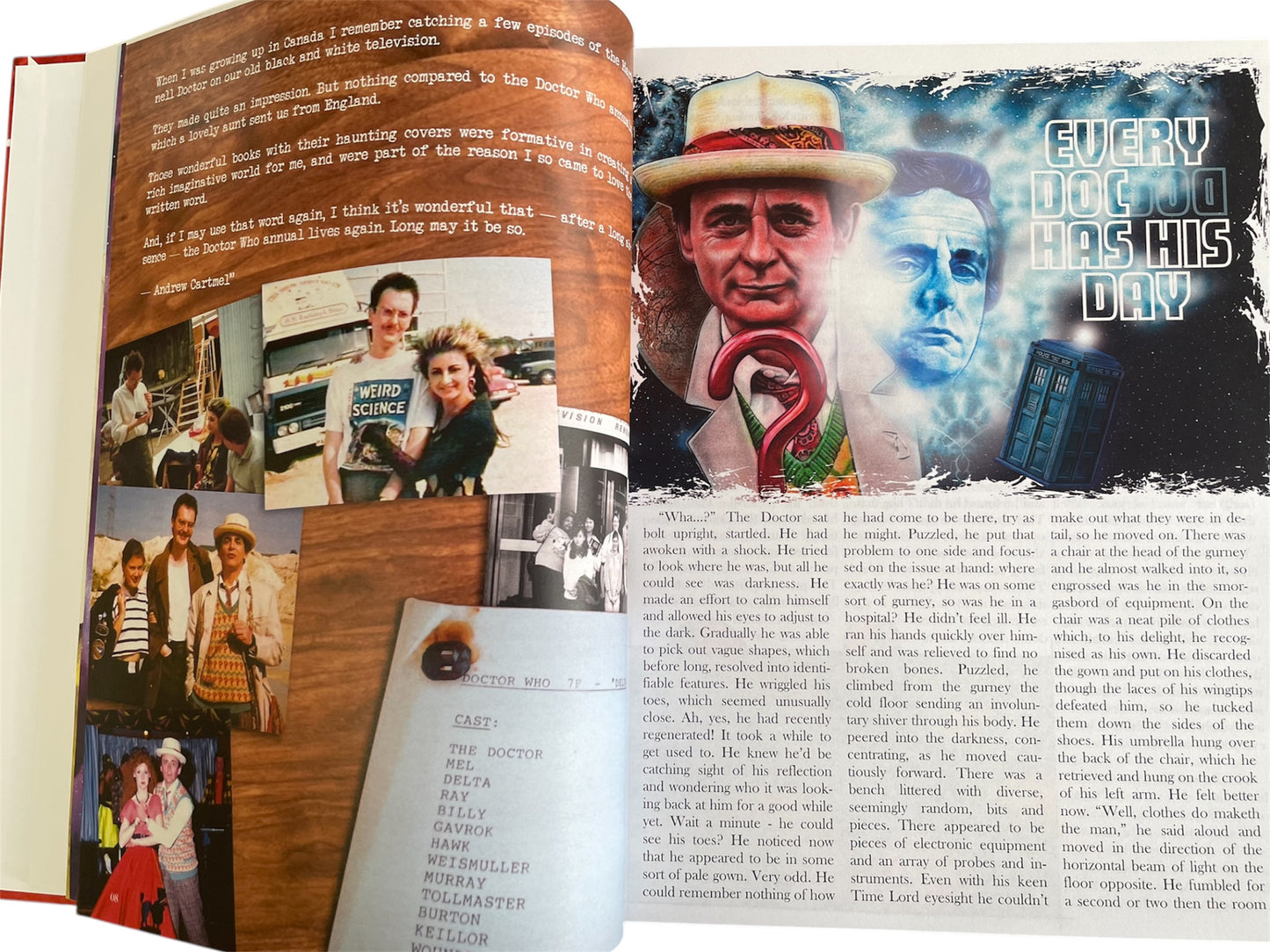 Vintage Terraqueous Distributors - The Unofficial Dr Who Annual 1989 - Based On The TV Series Starring Sylvester McCoy as The Doctor - 2020 Fan Produced - Brand New Former Shop Stock