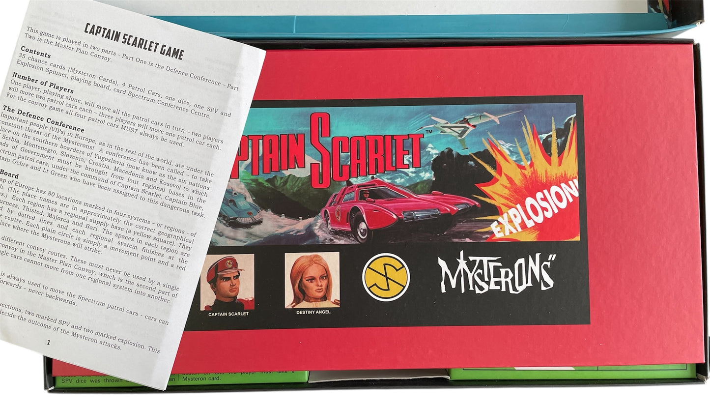 2016 Gerry Andersons Captain Scarlet The Board Game - The Fight With The Mysterons - Former Shop Counter Display Item