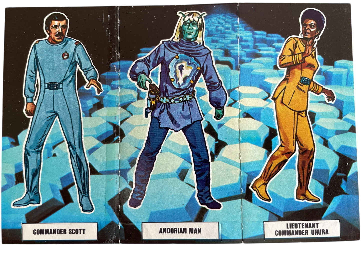 Vintage 1979 Star Trek The Motion Picture Weetabix Breakfast Cereal Box - Klingon Cruiser Amar With Three Free Figure Cards - Unused And Uncut - Ex Shop Stock