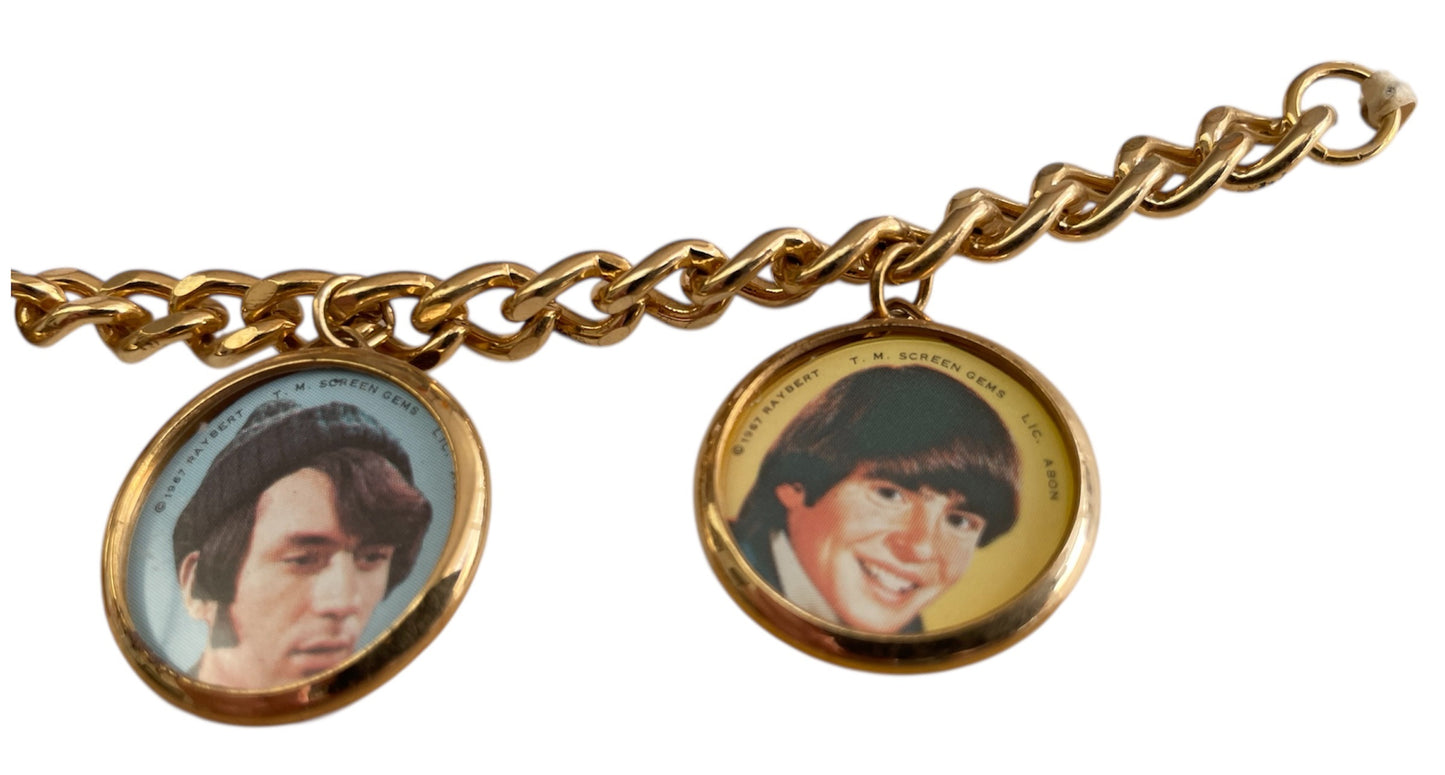 Vintage Raybert 1967 Hey Hey Were The Monkees Bracelet With Photos - Unsold Shop Stock Room Find