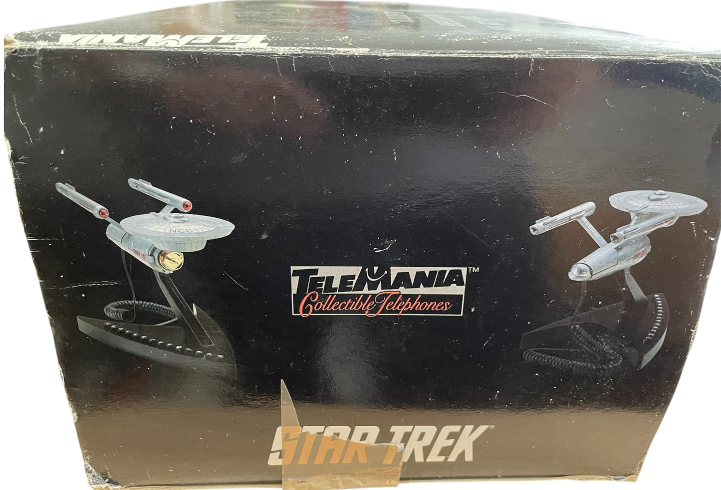 Vintage Telemania 1993 Star Trek The Original Series USS Enterprise NCC-1701 Collectors Edition Telephone - Former Shop Counter Display Item