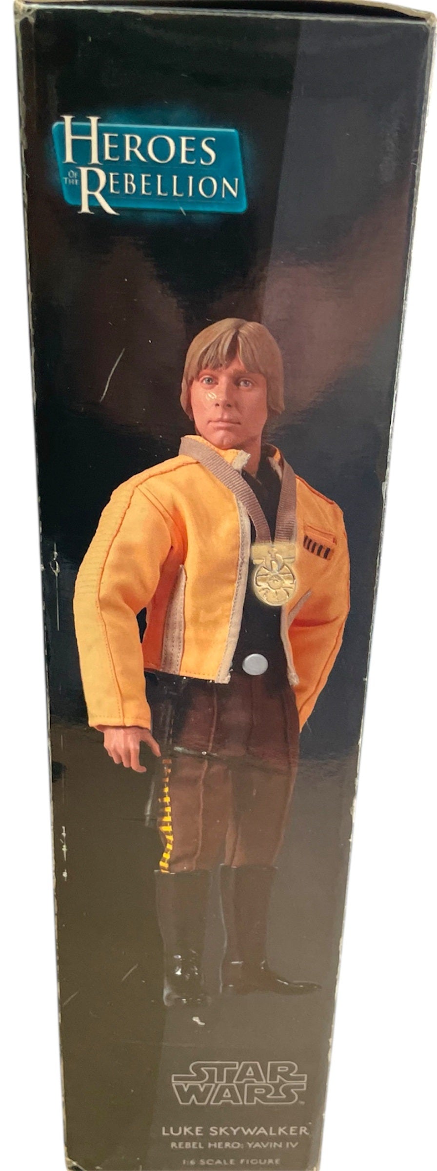 Vintage 2006 Sideshow Collectables Star Wars Heroes Of The Rebellion 12 Inch Luke Skywalker Rebel Hero Yavin VI Action Figure With Accessories - Brand New Factory Sealed Shop Stock Room Find