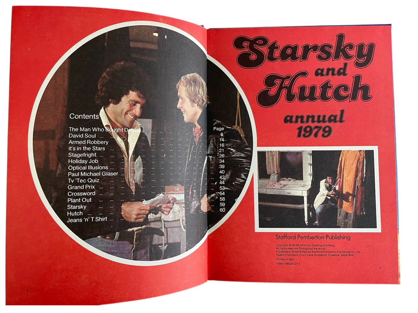 Vintage 1979 Starsky And Hutch Annual - Unsold Shop Stock Room Find