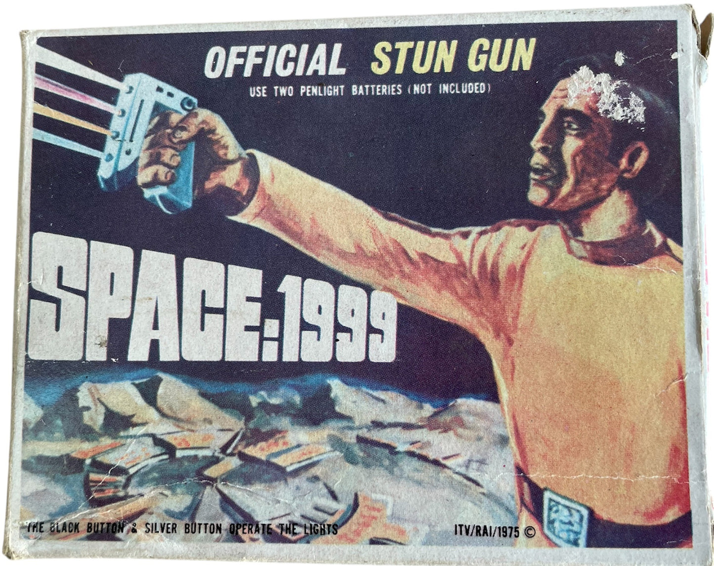 Vintage BBRB 1975 Gerry Andersons Space 1999 Ultra Rare Official Stun Gun - Fully Working - In The Original Box