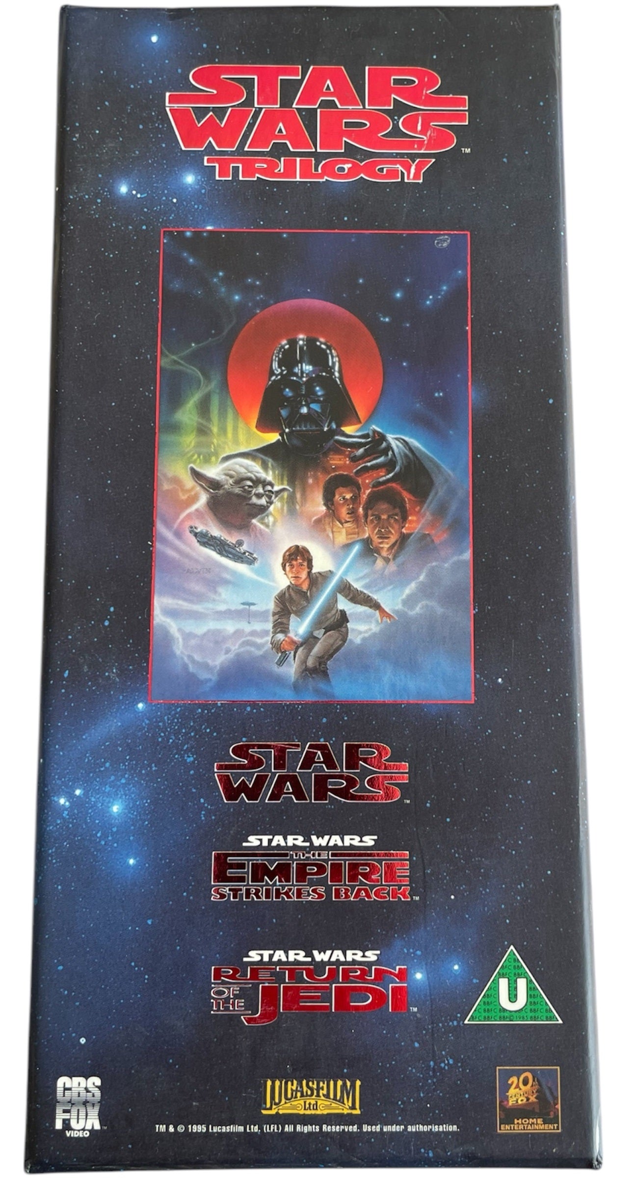 Vintage 1995 Lucas Film Digitally Remastered Star Wars The First Movie Trilogy Silver Box Set VHS Video Cassettes 20th Century Fox - Shop Stock Room Find.