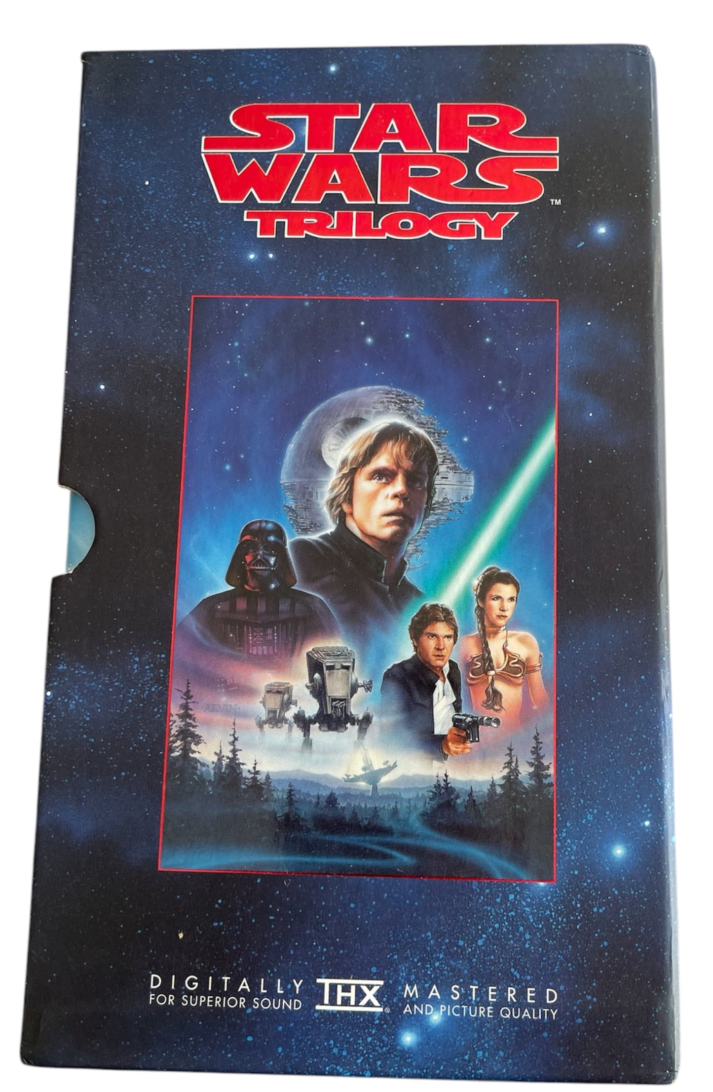 Vintage 1995 Lucas Film Digitally Remastered Star Wars The First Movie Trilogy Silver Box Set VHS Video Cassettes 20th Century Fox - Shop Stock Room Find.