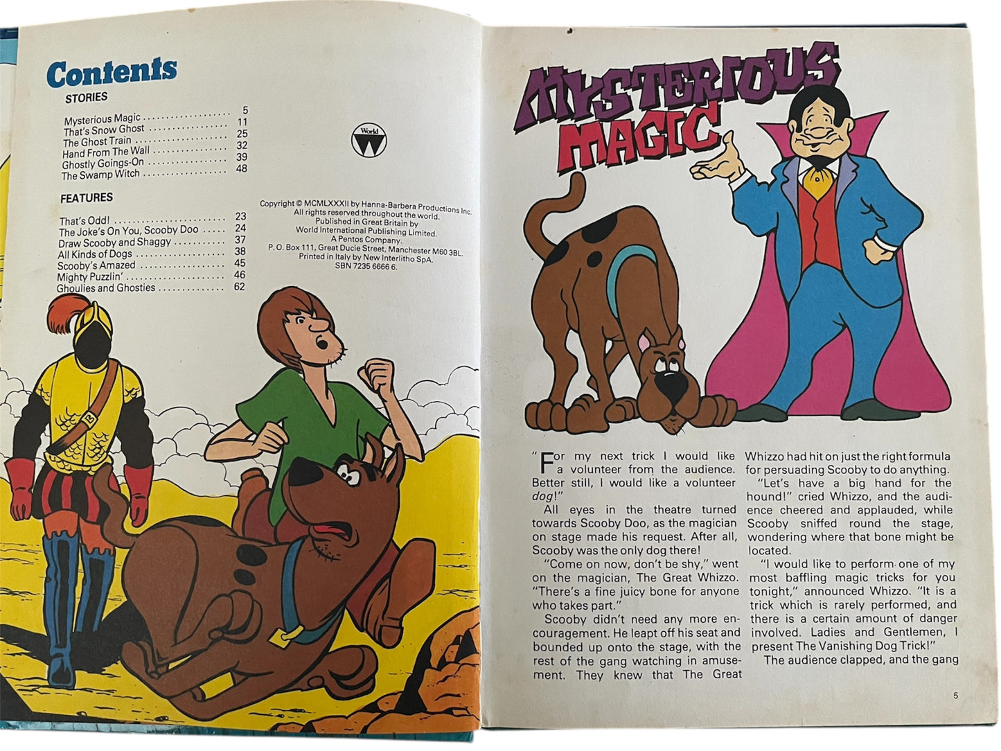 Vintage 1983 Hanna-Barberas Scooby-Doo Annual 1984 - Very Good Condition