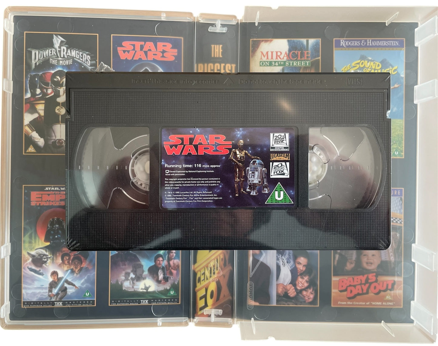 Vintage 1995 Lucas Film Digitally Remastered Star Wars The First Movie Trilogy Silver Box Set VHS Video Cassettes 20th Century Fox - Shop Stock Room Find.