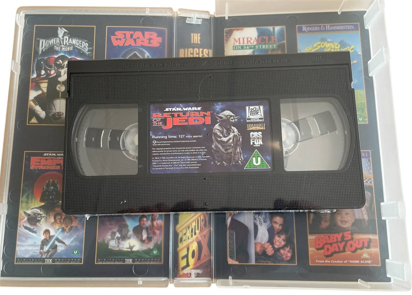 Vintage 1995 Lucas Film Digitally Remastered Star Wars The First Movie Trilogy Silver Box Set VHS Video Cassettes 20th Century Fox - Shop Stock Room Find.