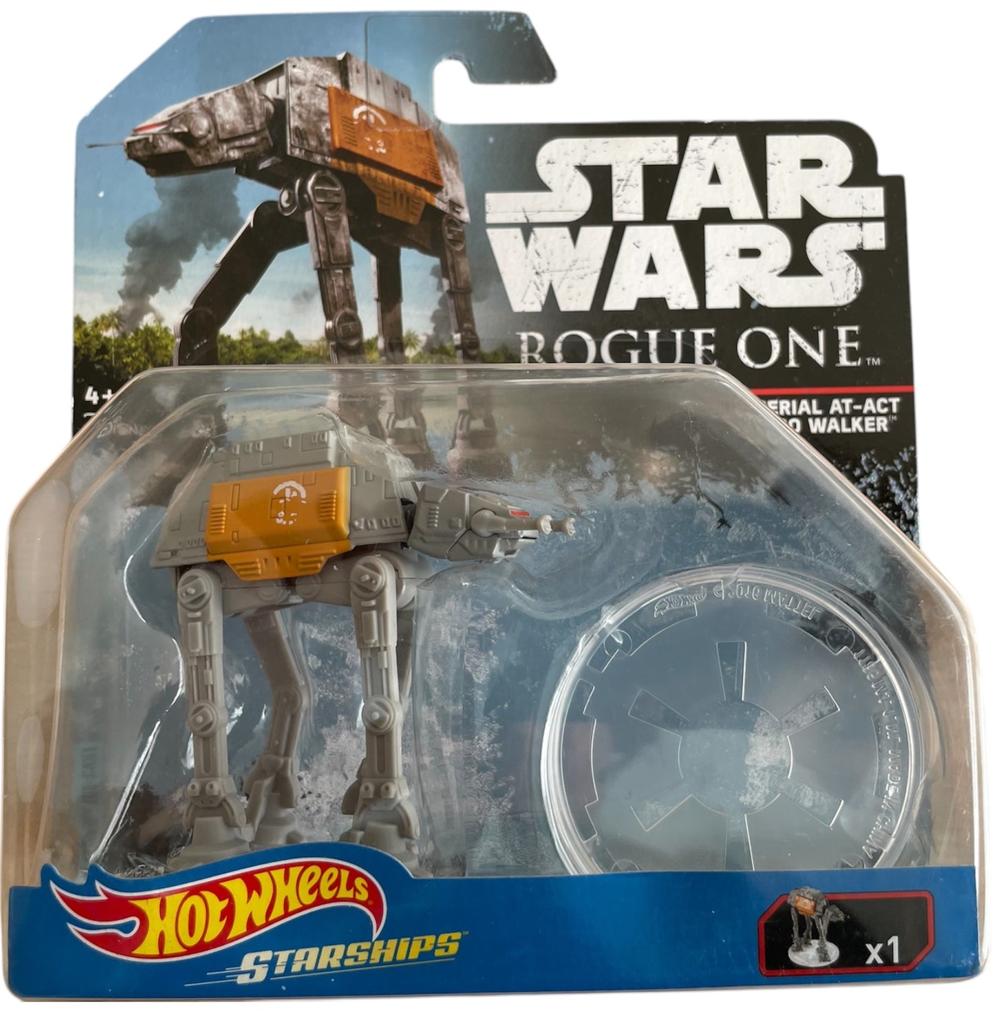 Hot Wheels 2016 Star Wars Rogue One Die-Cast Imperial AT-ACT Cargo Walker Vehicle - Brand New Factory Sealed Former Shop Stock