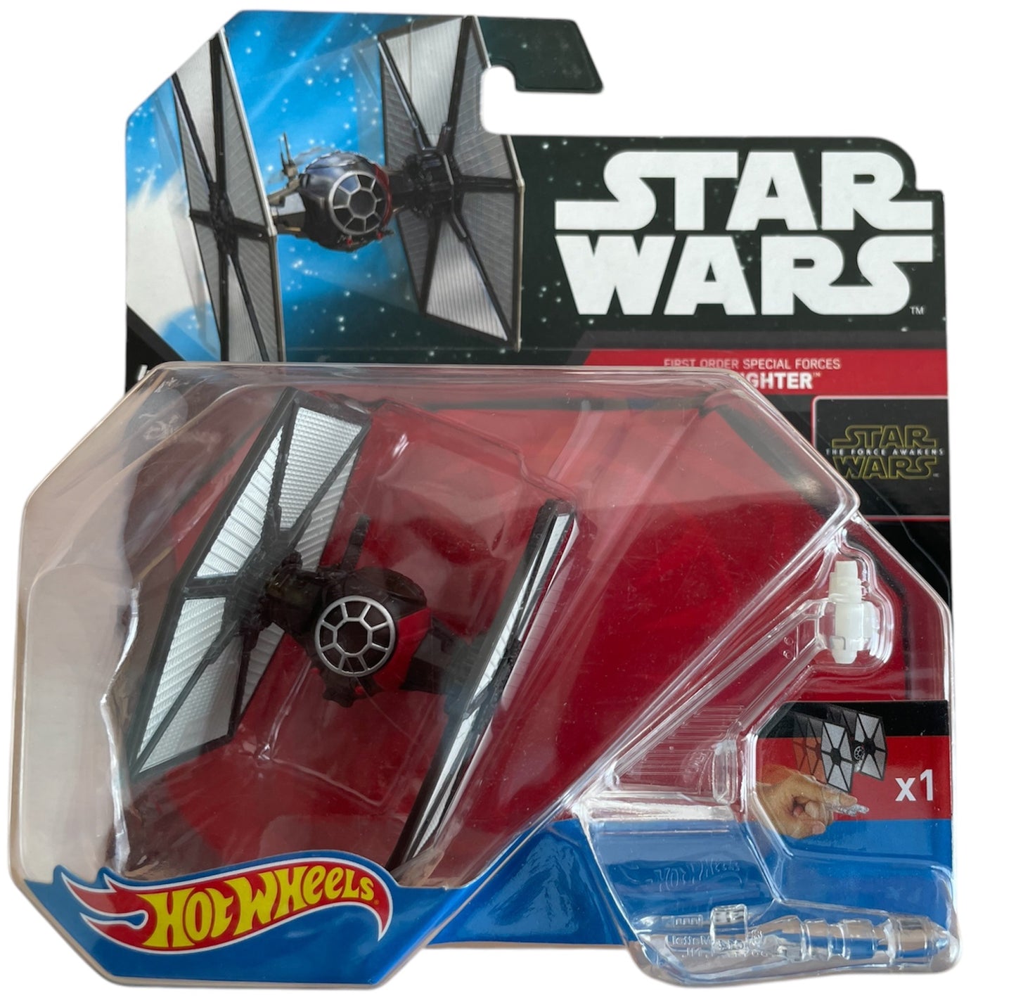 Hot Wheels 2015 Star Wars The Force Awakens Die-Cast First Order Special Forces Tie Fighter Vehicle - Brand New Factory Sealed Former Shop Stock