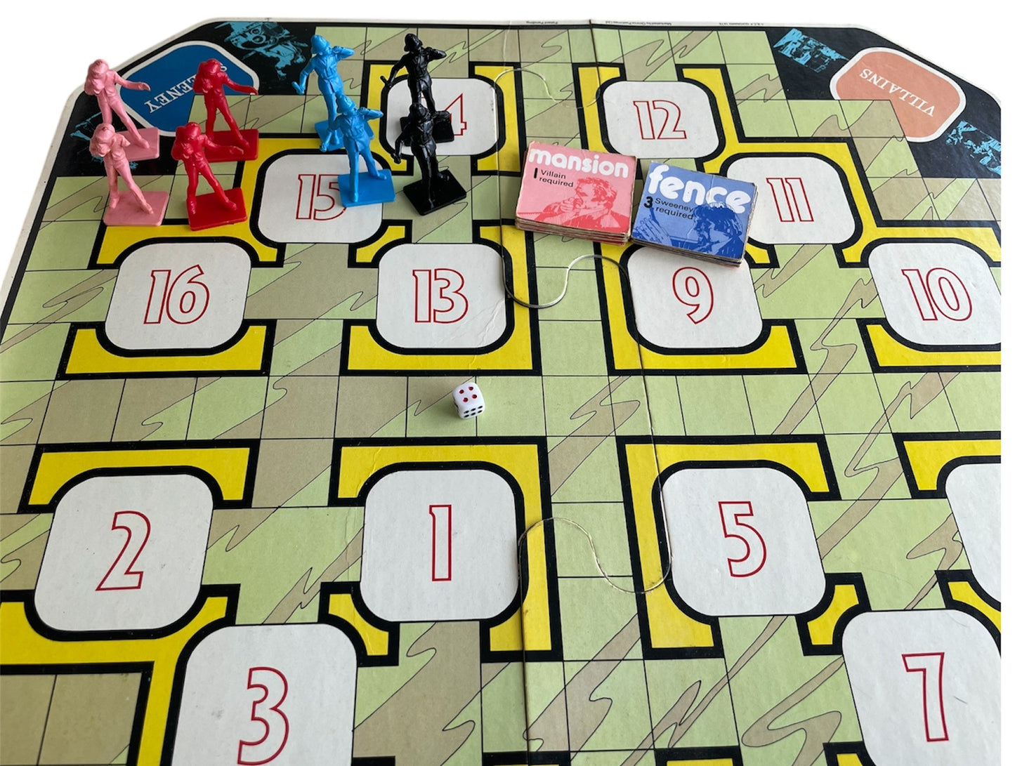 Vintage Omnia 1975 - The Sweeney Board Game With Jack Regan And George Carter - Very Good Condition Complete In The Original Box)