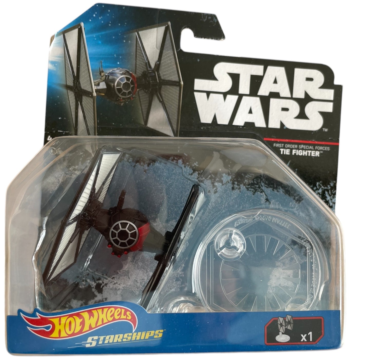 Hot Wheels 2016 Star Wars Rogue One Die-Cast First Order Special Forces Tie Fighter Vehicle - Brand New Factory Sealed Former Shop Stock