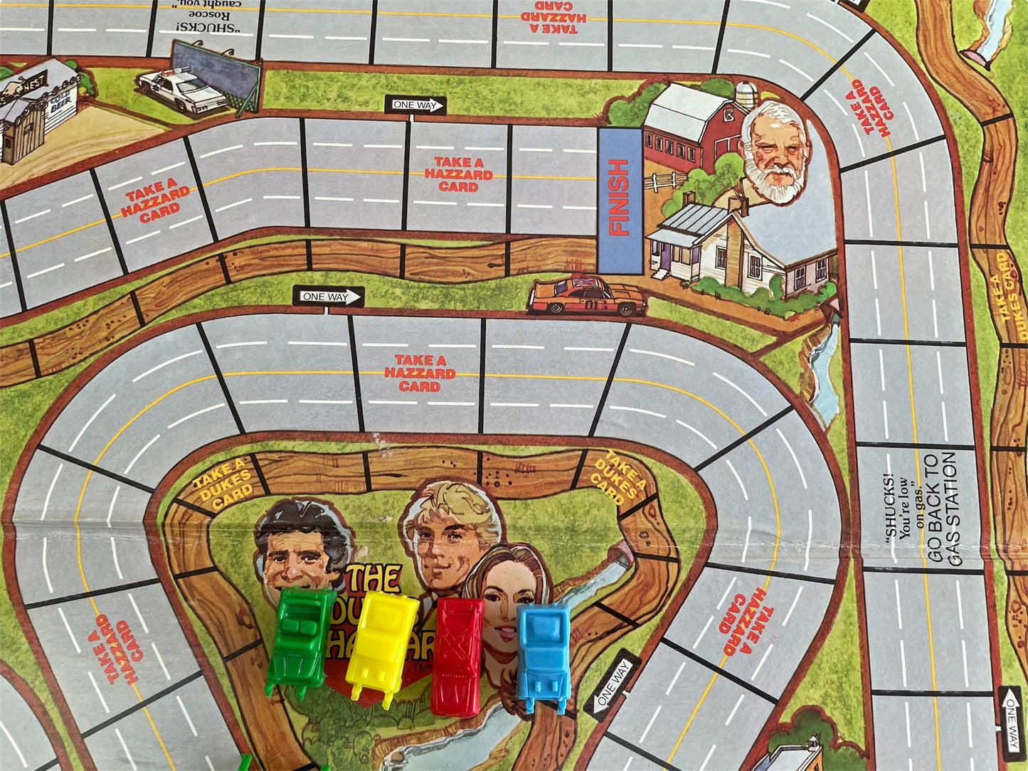 Vintage Ideals 1981 The Dukes Of Hazzard - Hit The Road To Hazzard County Board Game - Fantastic Condition In The Original Box